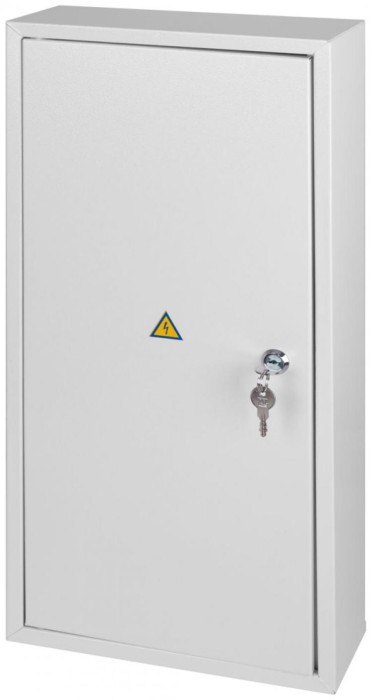 Корпус e.mbox.stand.n.48.z металлический, под 48 мод., навесной, с замком E.NEXT
