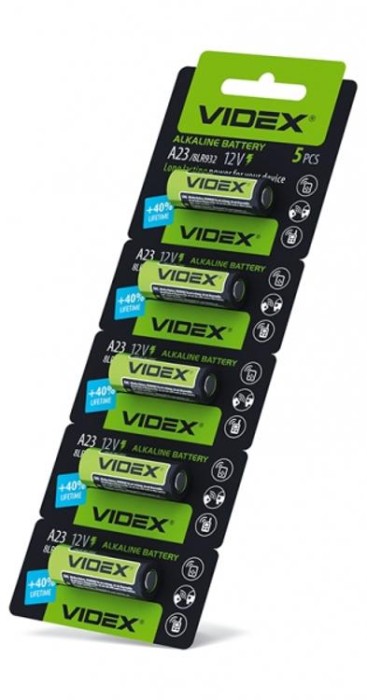 купить купить Батарейка лужна Videx А23/Е23А 5шт BLISTER CARD  