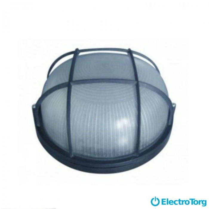 купить купить Влагозащищенный светильник LED-1252 (черный круг с решеткой 6 Вт), Эклектика (Украина)  