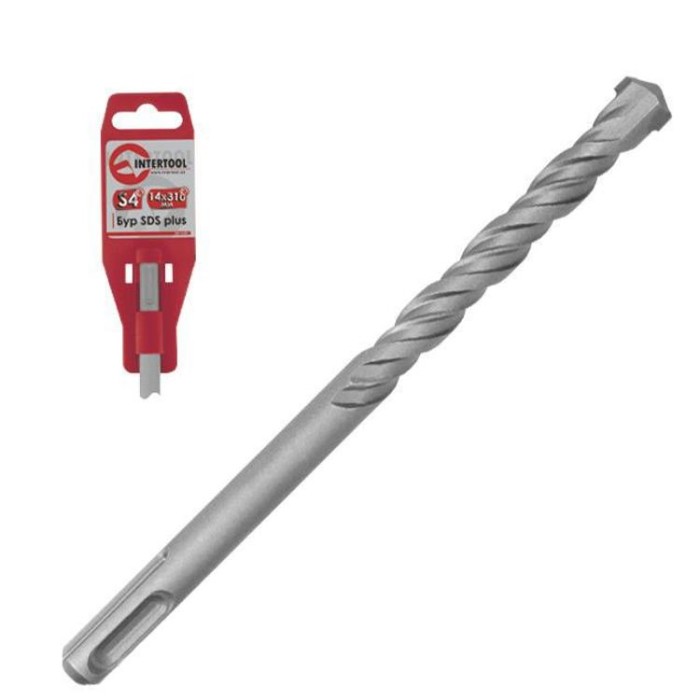 купить купить Бур SDS PLUS S4 6x110 мм INTERTOOL SD-0611  