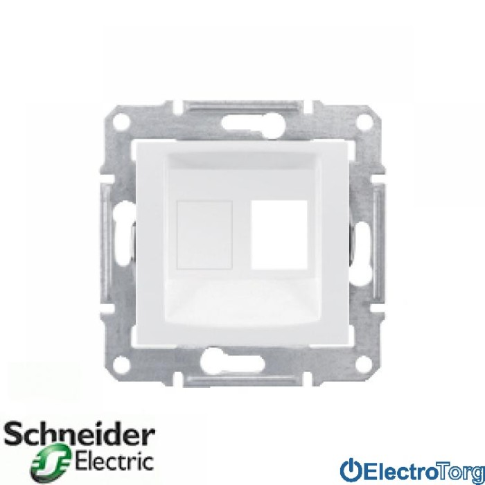 Накладка для коннекторов AMP/Molex/Keline 5e и 6 UTP белая Sedna Schneider Electric (Шнайдер Электрик)