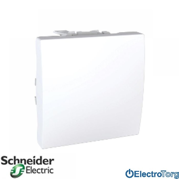 Выключатель кнопочный белый Unica Schneider