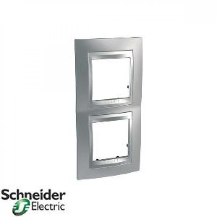 Рамка двойная вертикальная Unica Top Schneider