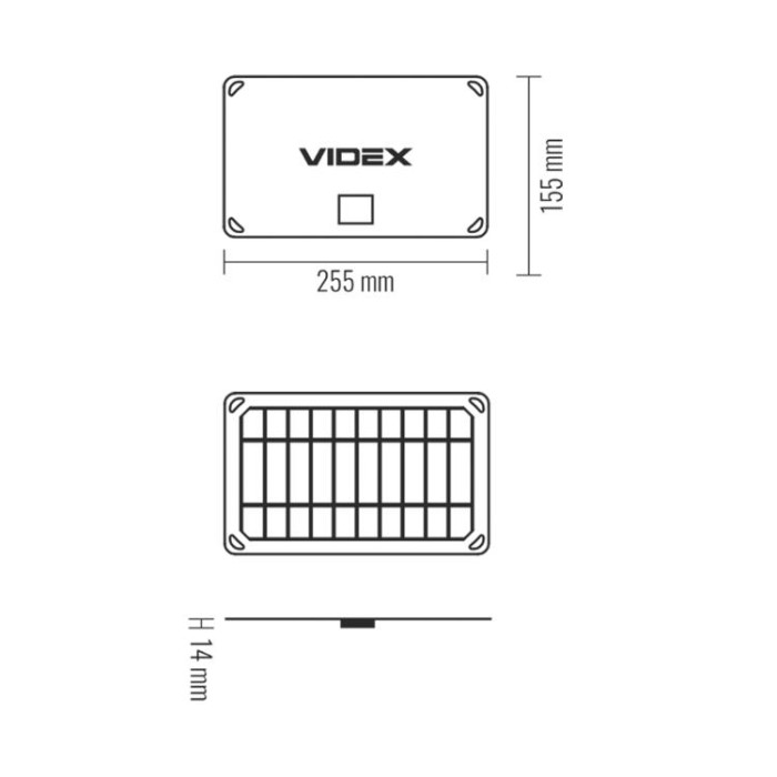 купить купить Портативний зарядний пристрій сонячна панель VIDEX VSO-F505U 5W  
