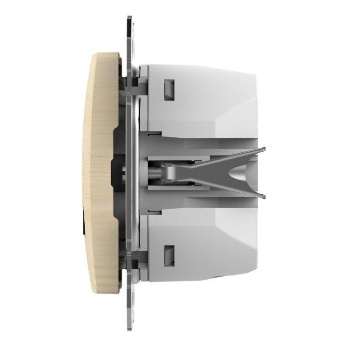 Подвійна USB розетка A+C, 3 A, 45 Вт, Береза Sedna Elements Schneider Electric
