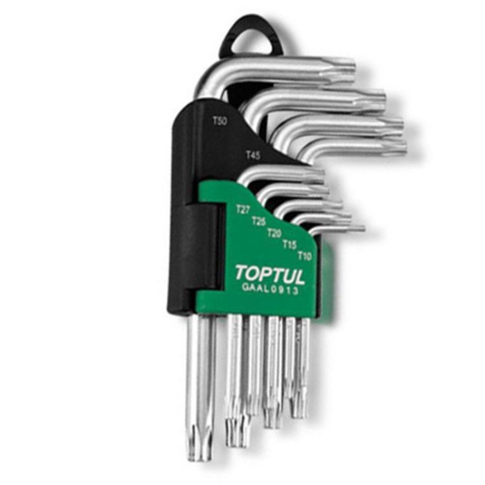 купить купить Набор ключей TORX Г-обр. TOPTUL T10-T50 9ед. GAAL0913  