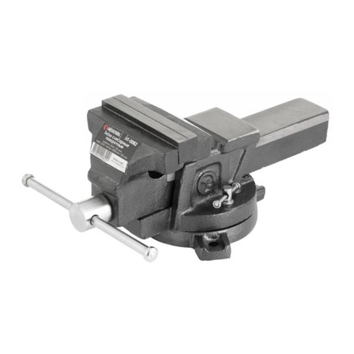 купить купить Тиски слесарные поворотные 125мм INTERTOOL HT-0082  