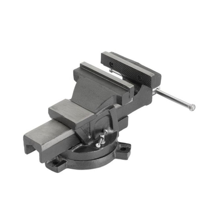 купить купить Тиски слесарные поворотные 125мм INTERTOOL HT-0082  