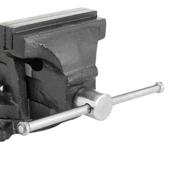 купить купить Тиски слесарные поворотные 125мм INTERTOOL HT-0082  