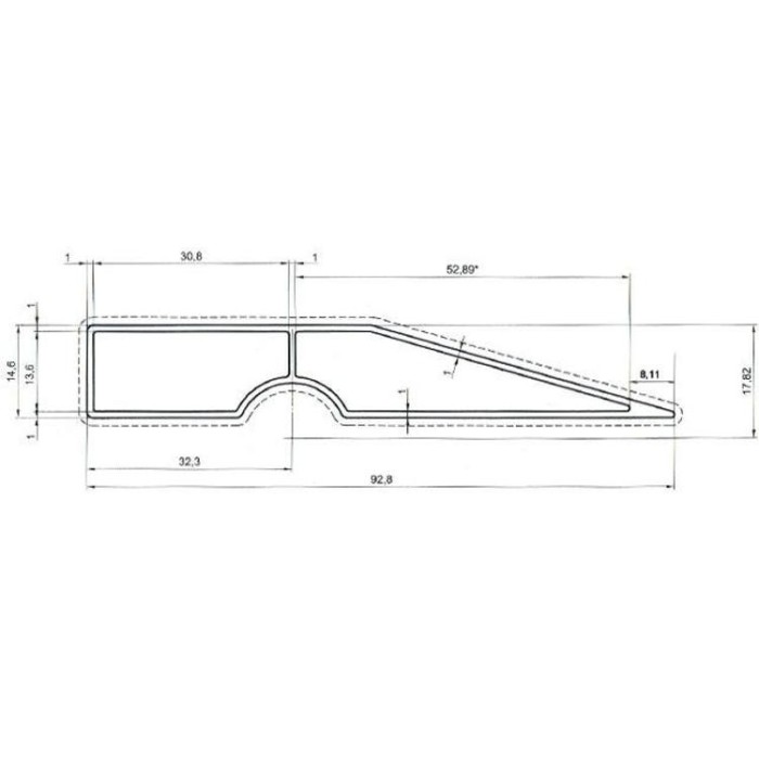 купить купить Правило трапециевидное 300 см INTERTOOL MT-2230  