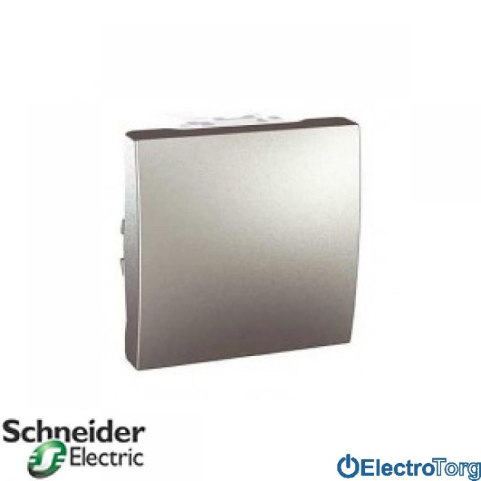 Выключатель кнопочный алюминиевый Unica Schneider