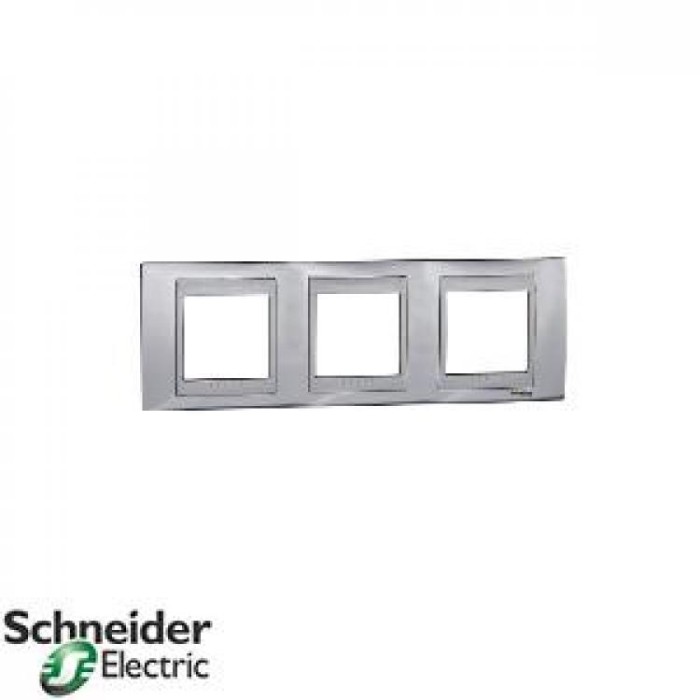 Рамка тройная горизонтальная Unica Top Schneider