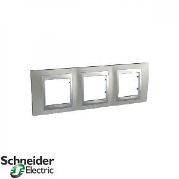 Рамка тройная горизонтальная Unica Top Schneider