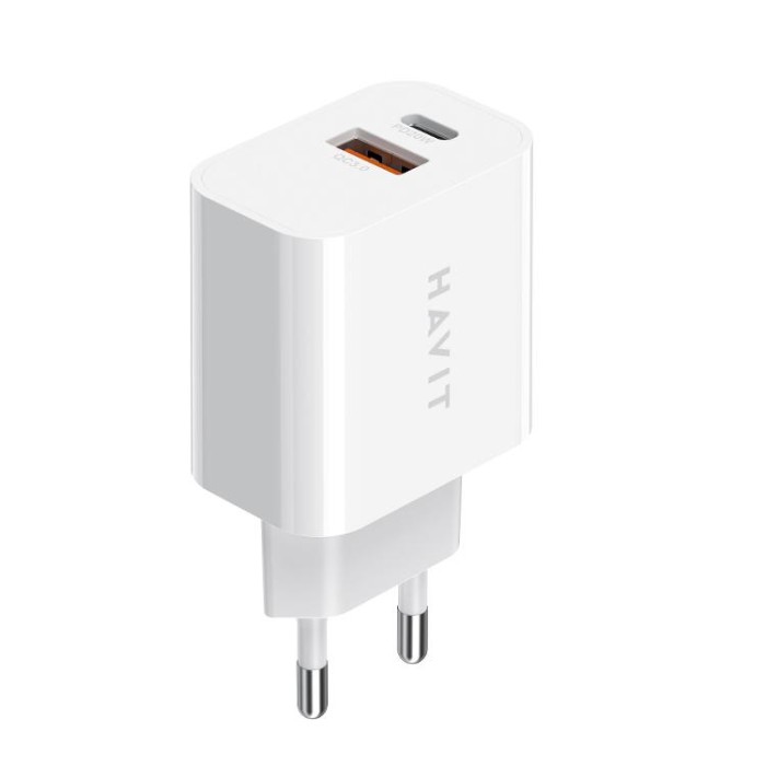 купить купить Зарядний пристрій HAVIT HV-UCP007 20W USB+Type-C  