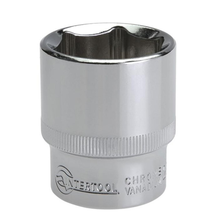 купить купить Головка шестигранная 1/2&quot;, 28мм*38мм, Cr-V INTERTOOL ET-0028  