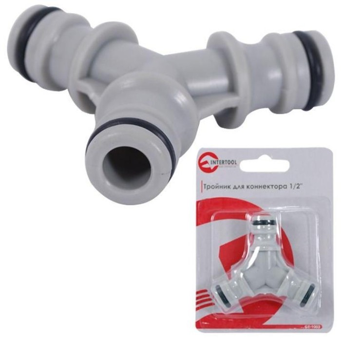 купить купить Тройник для конектора 1/2&quot;INTERTOOL GE-1003  