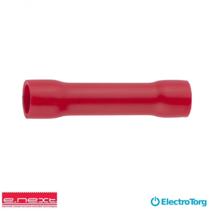 купить купить Гильза соединительная изолированная e.splice.stand.bv.5.red 4-6 кв.мм, красная E-next  