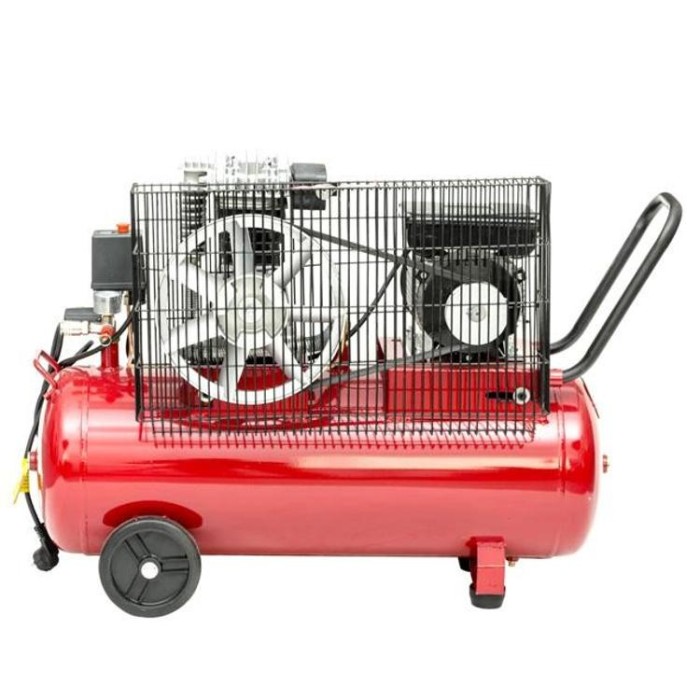 купить купить Компрессор 50 л, 1.8 кВт, 220 В, 8 атм, 233 л/мин. INTERTOOL PT-0011  