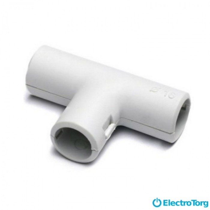 купить купить Т-соединитель e.pipe.t.connect.stand.16 для труб d16мм E-next  