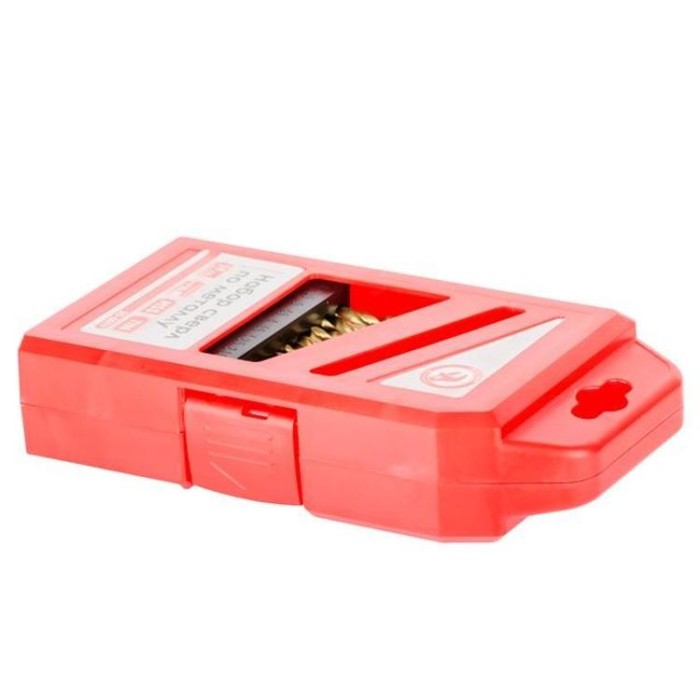 купить купить Набор сверл по металлу HSS 19 шт INTERTOOL SD-0019  