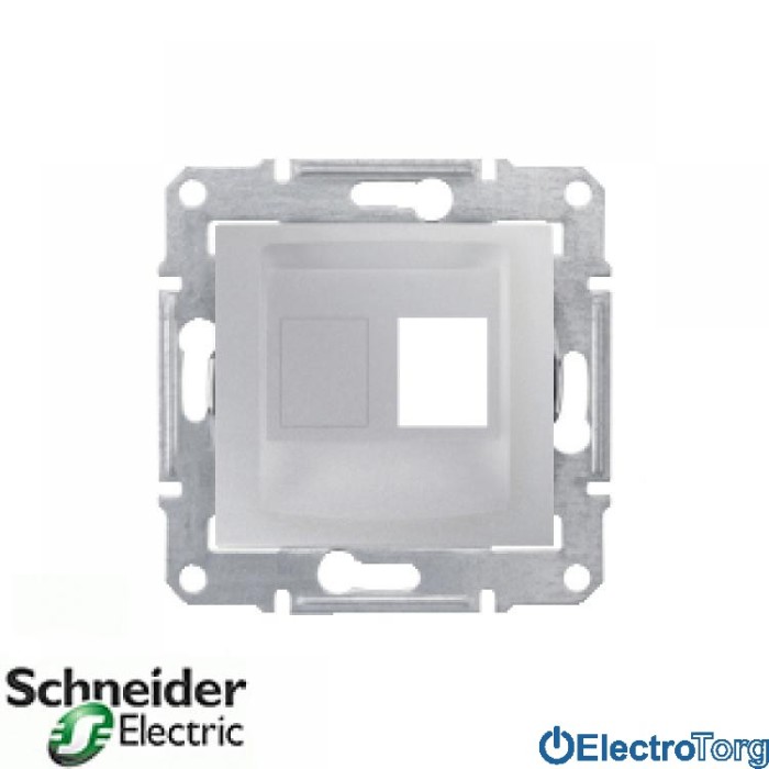 Накладка для коннекторов AMP/Molex/Keline 5e и 6 UTP алюминиевая Sedna Schneider Electric (Шнайдер Электрик)