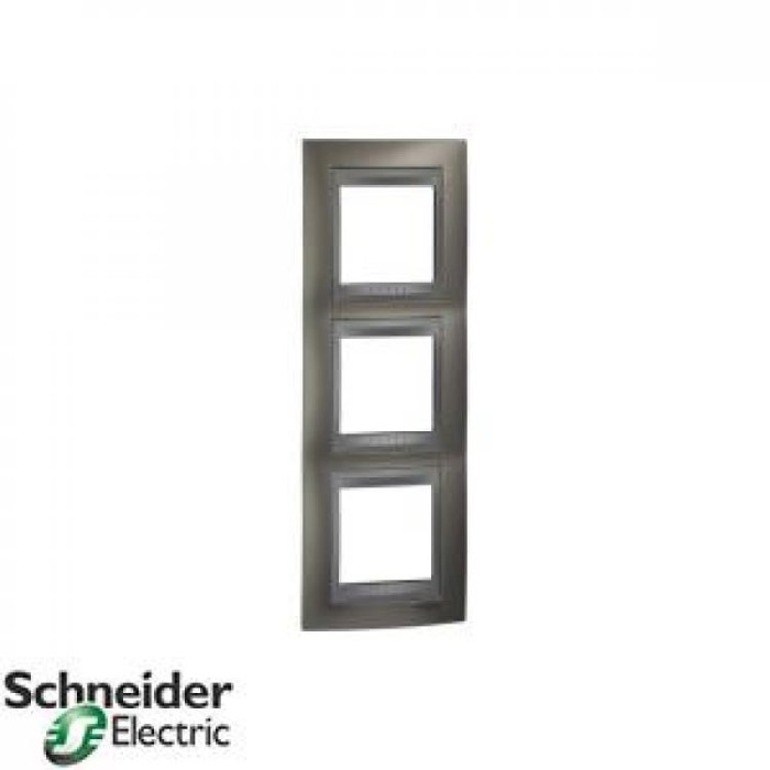 Рамка тройная вертикальная Unica Top Schneider Electric