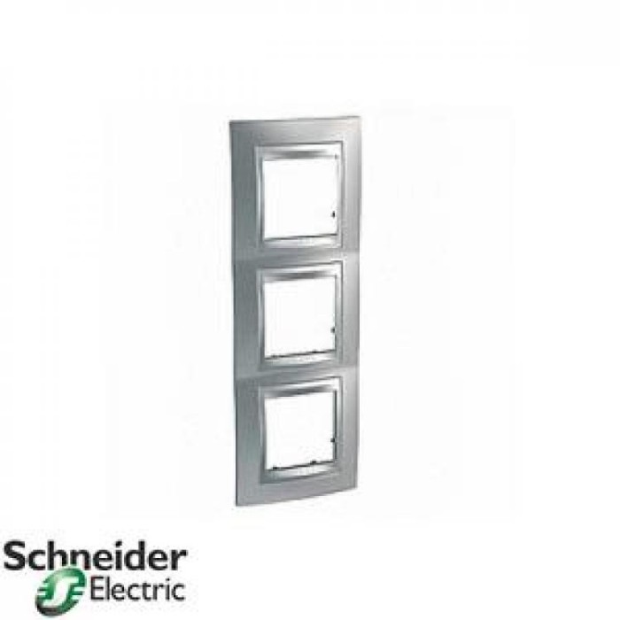 Рамка тройная вертикальная Unica Top Schneider Electric