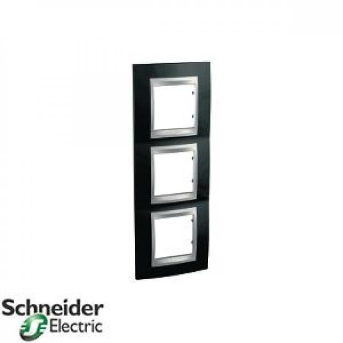 Рамка тройная вертикальная Unica Top Schneider Electric