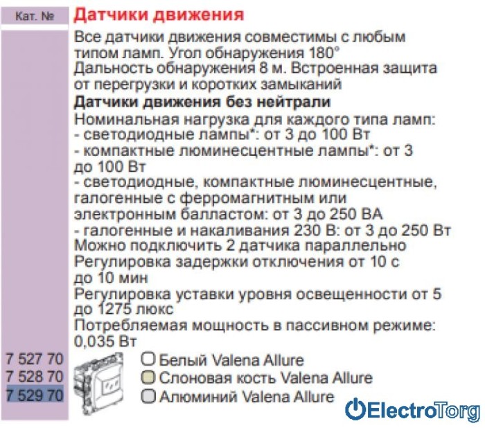 купить купить Механизм датчика движения без нейтрали алюминиевый Valena ALLURE Legrand  