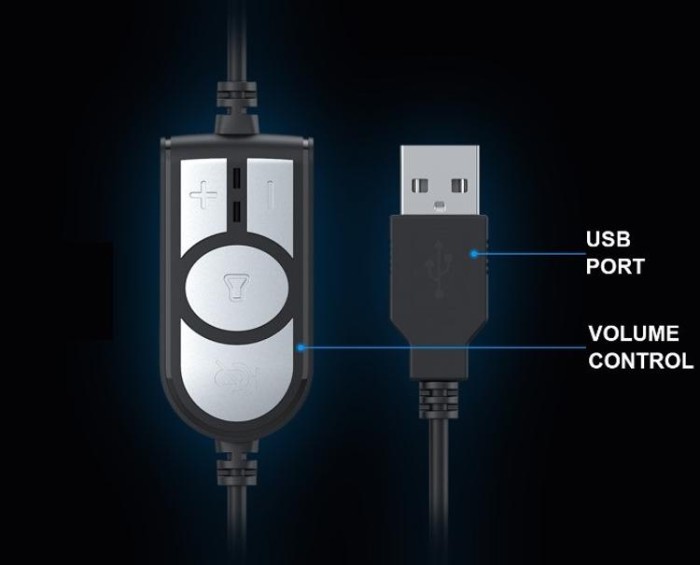 купить купить Ігрові навушники з мікрофоном HAVIT HV-H213U Plug USB 7.1  