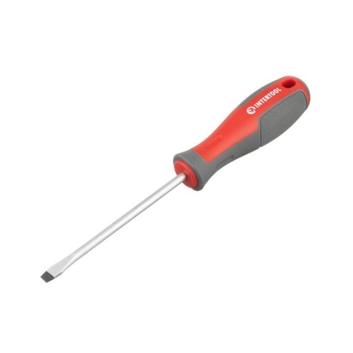 купить купить Отвертка шлицевая SL5.0*100 мм, CR-V INTERTOOL VT-3306  