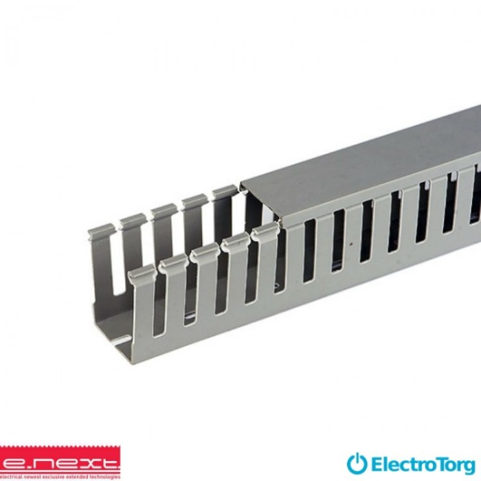 купить купить Короб пластиковый перфорированный e.trunking.perf.stand.50.50, 50х50мм, 2м E-Next  