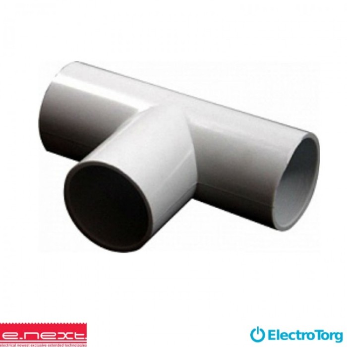 купить купить Т-соединитель e.pipe.t.connect.stand.20 для труб d20мм E-next  