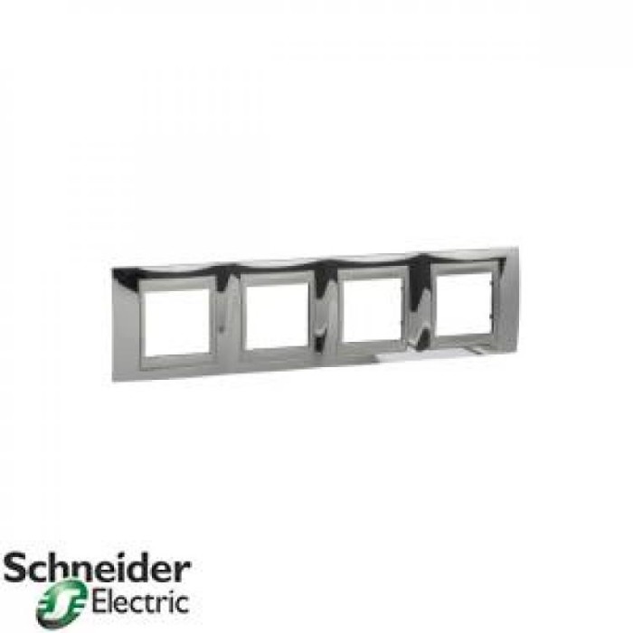 Рамка четверная горизонтальная Unica Top Schneider