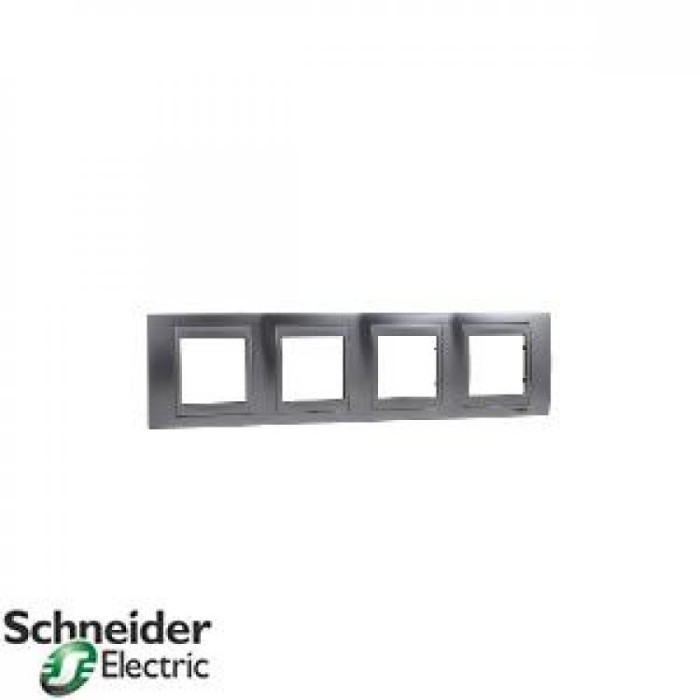 Рамка четверная горизонтальная Unica Top Schneider