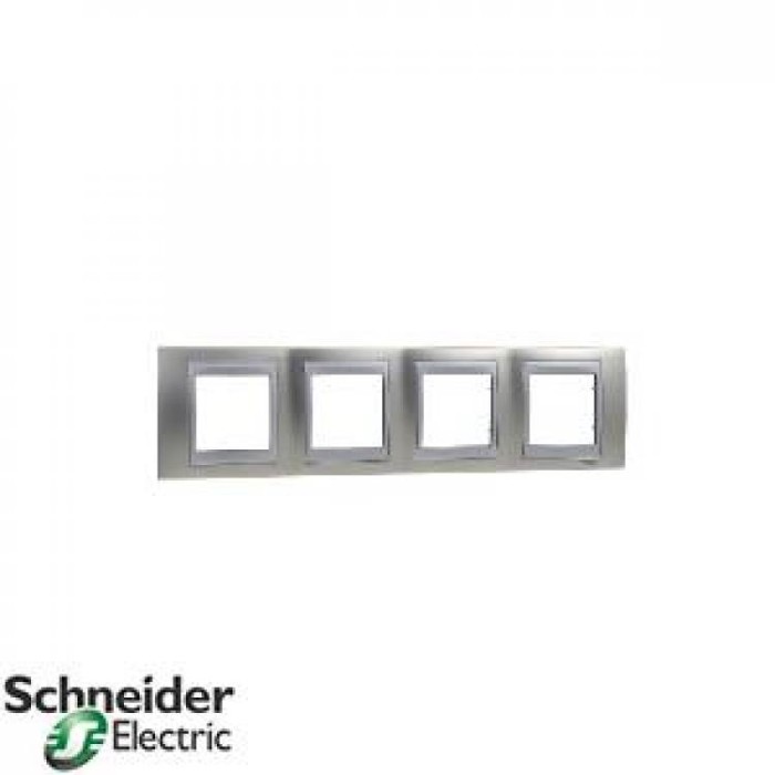 Рамка четверная горизонтальная Unica Top Schneider