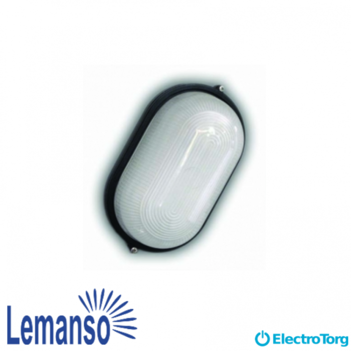купить купить Свет-к LEMANSO овал метал. 60W без реш. BL-1401 белый  