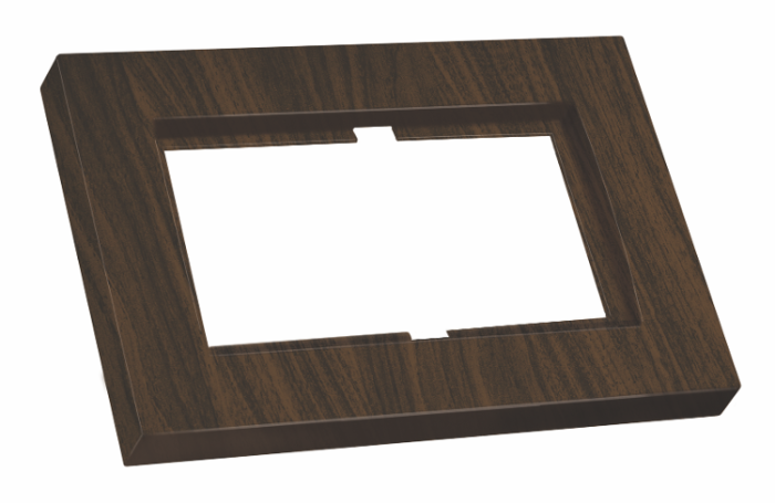 Рамка подвійна RITA, Mutlusan,  &amp;quot;горіх&amp;quot;, (2220 820 1257)