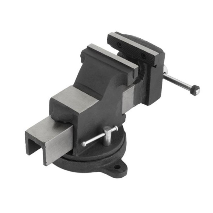 купить купить Тиски слесарные поворотные 100мм STORM INTERTOOL HT-0085  