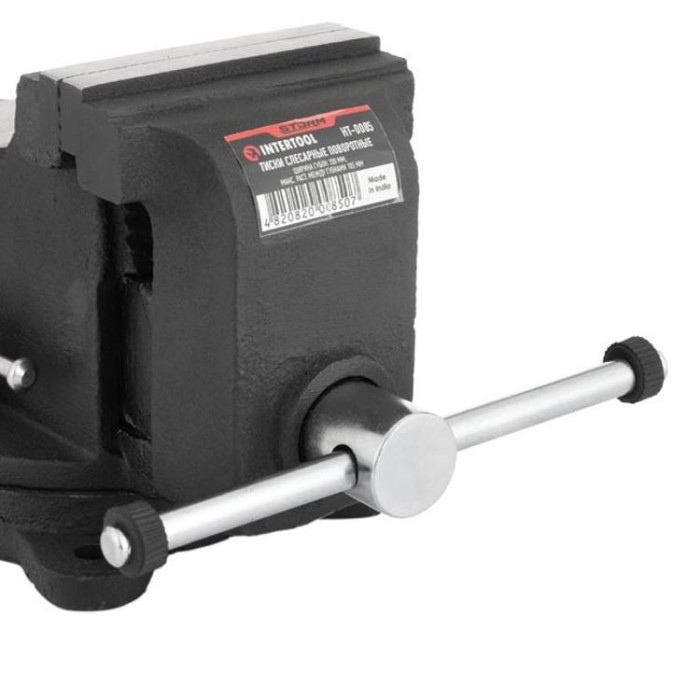 купить купить Тиски слесарные поворотные 100мм STORM INTERTOOL HT-0085  