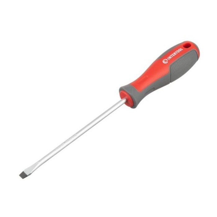 купить купить Отвертка шлицевая SL5.0*125 мм, CR-V INTERTOOL VT-3307  
