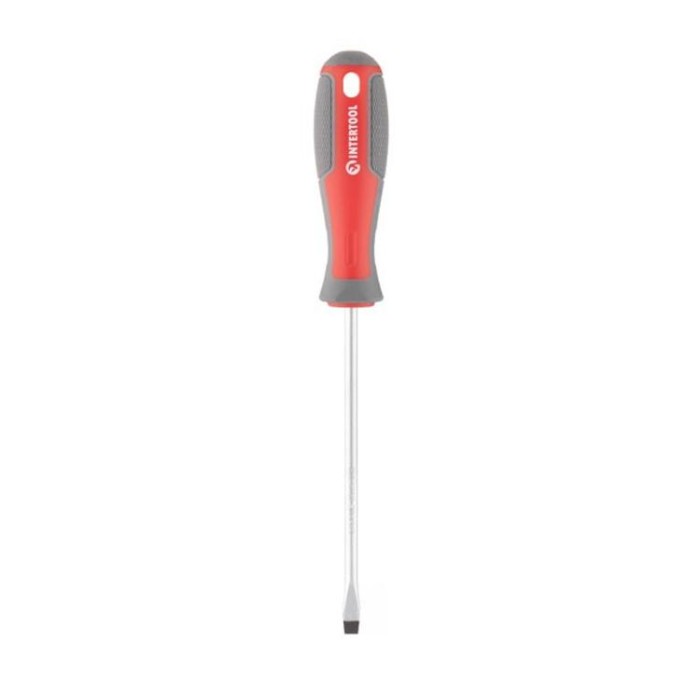 купить купить Отвертка шлицевая SL5.0*125 мм, CR-V INTERTOOL VT-3307  