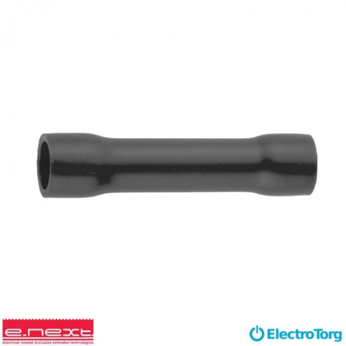 купить купить Гильза соединительная изолированная  e.splice.stand.rvt.1.black 0,5-1,5 кв.мм, черная E-next  