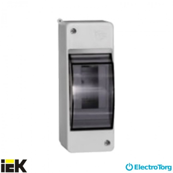 купить купить Бокс КМПн 2/2 на 2 мод. прозр. крышка навесной 140х53х83 IP30 ИЭК (IEK)  