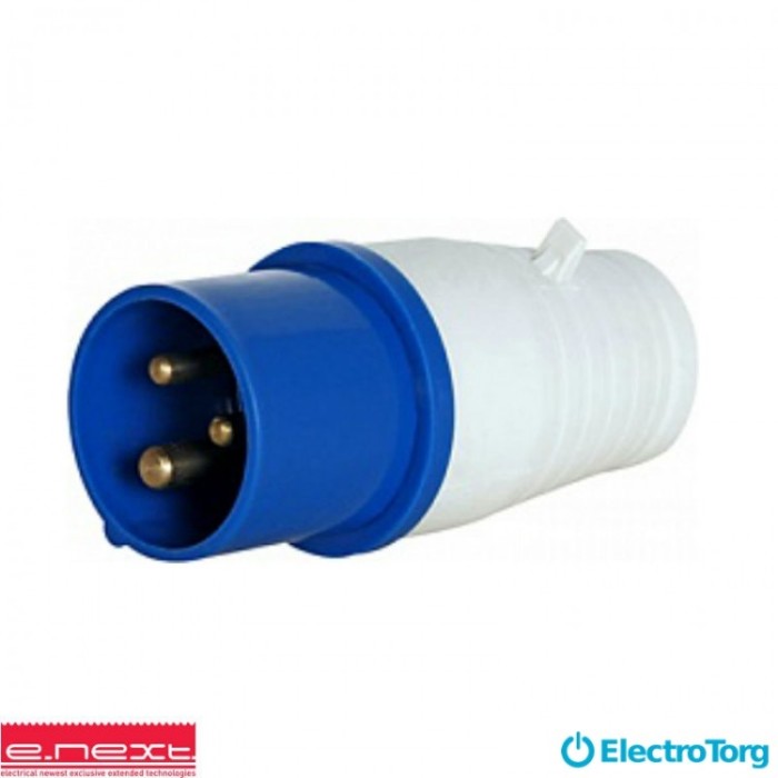 купить купить Силовая вилка переносная e.plug.pro.3.16, 3п., 220В, 16А (013), e-next  
