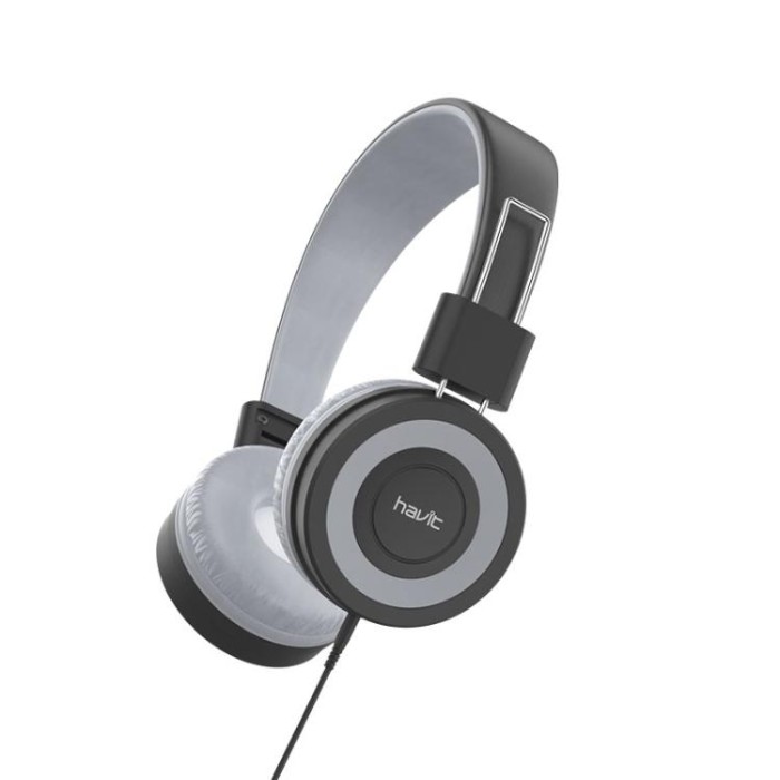 купить купить Навушники дротові накладні HAVIT HV-H2218D Black/Gray з мікрофоном  