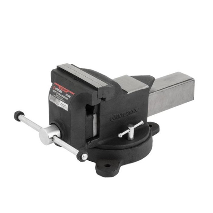 купить купить Тиски слесарные поворотные 125мм STORM INTERTOOL HT-0086  