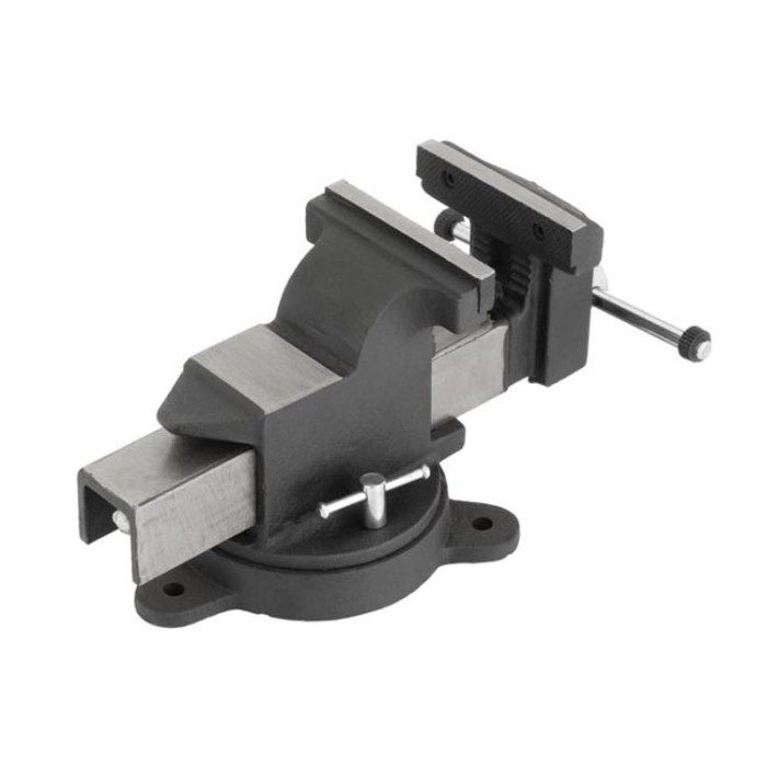 купить купить Тиски слесарные поворотные 125мм STORM INTERTOOL HT-0086  
