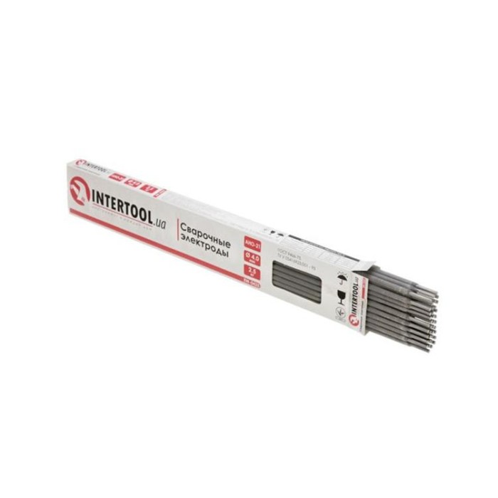 купить купить Электроды сварочные, &Oslash; 4 мм, уп. 2,5 кг. INTERTOOL EW-0425  