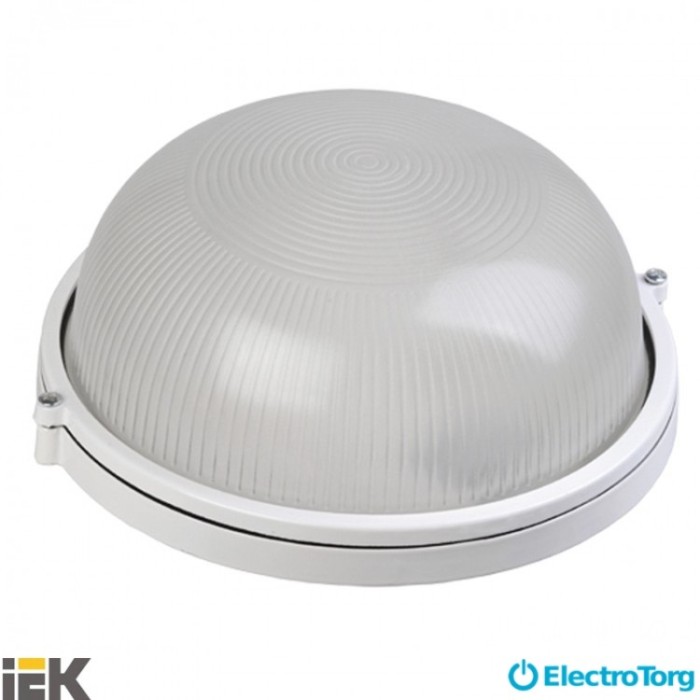 купить купить Светильник НПП1301 белый/круг 60Вт IP54  ИЭК (IEK)  